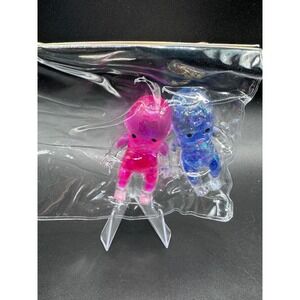 ORB Curiosities Sugar Swaps Twinsies Series 2 Pink Blue Glitter Squishy Toys NEW